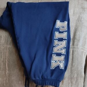 Victoria Secret Blue PINK Sweatpants